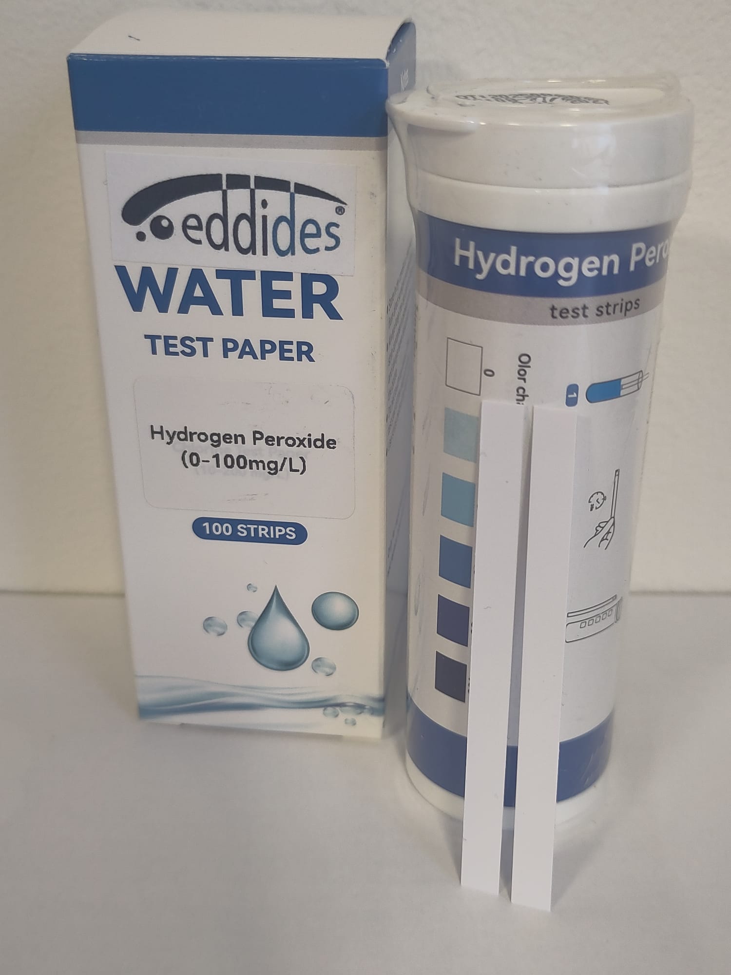 Messtreifen für H²O² Gehalt in Wasser